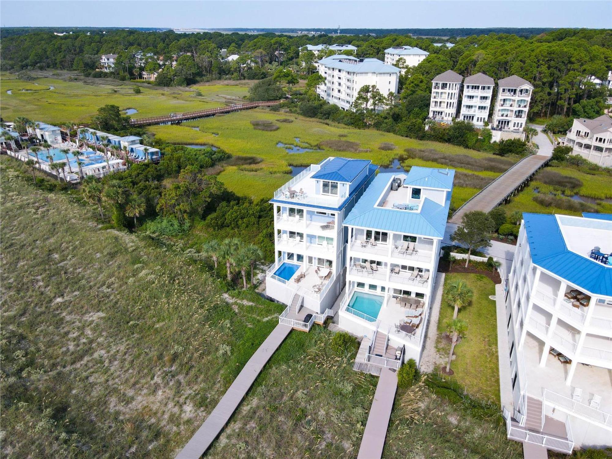 8 Terra Bella Trace- Oceanfront, 6 Primary Rooms, Pool, Roof Top, Free Activities Included Hilton Head Island Zewnętrze zdjęcie